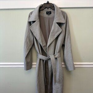 Eden Society Gray Wool Blend Coat